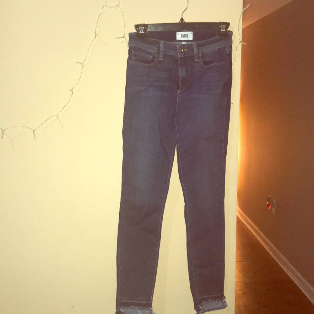 Size 25 Paige Denim “Hoxton” High Rise Jeans